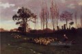 Rückkehr des Flock 1883 Akademischer Maler Paul Peel
